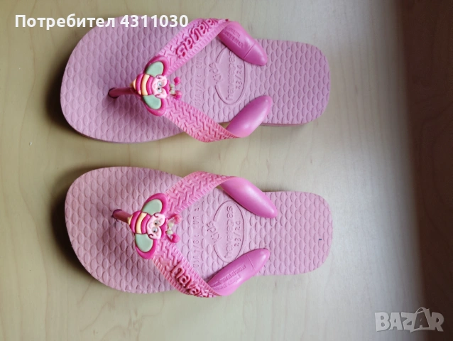 Детски чехли Havaianas23/24 номер, снимка 4 - Детски сандали и чехли - 53808719