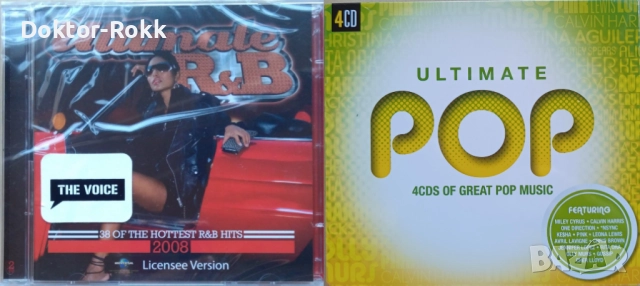 Ultimate R&B (2 CD) + Ultimate... Pop 4 CD - оригинални дискове