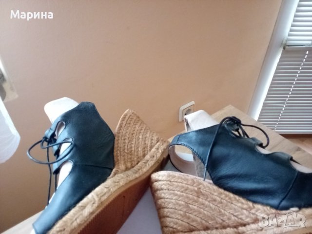 Дамски сандали тип еспадрили - естествена кожа , снимка 10 - Сандали - 41271000