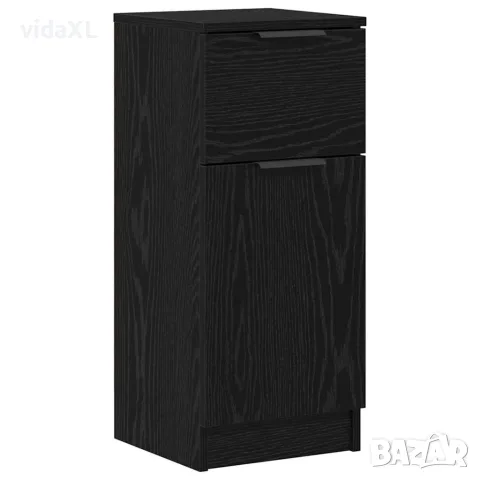 vidaXL Служебен шкаф 3 бр. Черния дъб 121 x 30 x 70 см, снимка 7 - Бюфети - 56146996