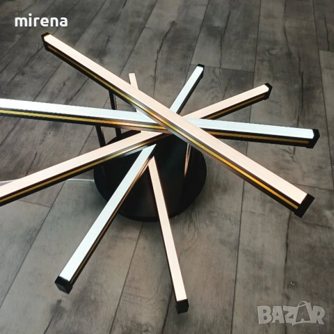 Модерно ЛЕД LED таванно осветление, полиле, 8+1 светлини, креативни