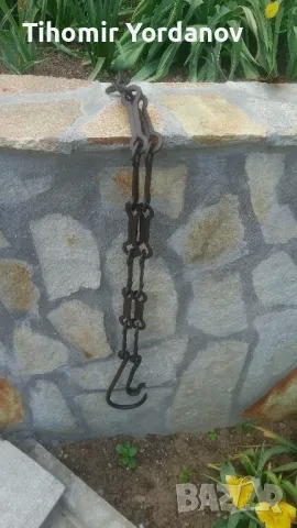 Верига за огнище., снимка 6 - Антикварни и старинни предмети - 50132532