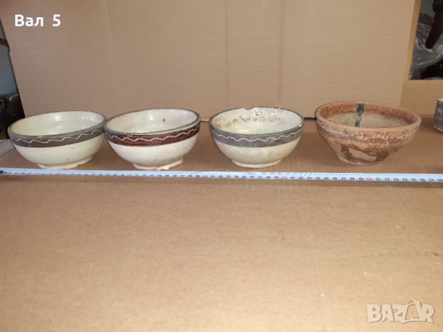 Стари керамични паници - Царство България , паница , паничка, снимка 1