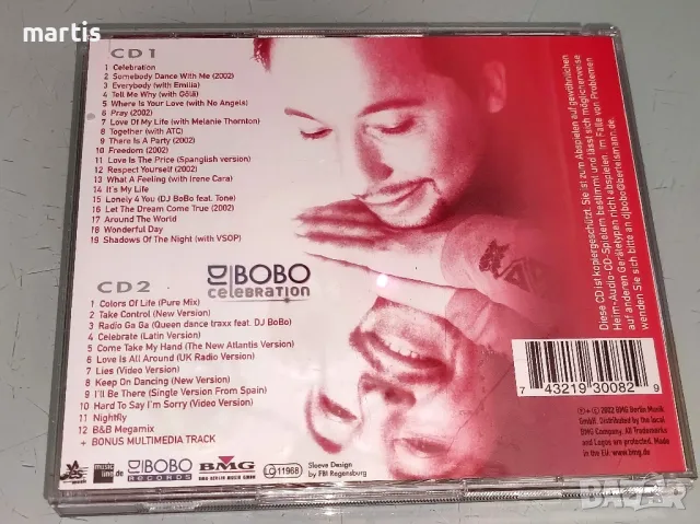 DJ BoBo 2CD , снимка 3 - CD дискове - 49310266