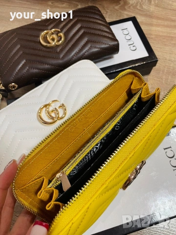Дамско портмоне / портфейл Gucci + кутия  , снимка 2 - Портфейли, портмонета - 53115534