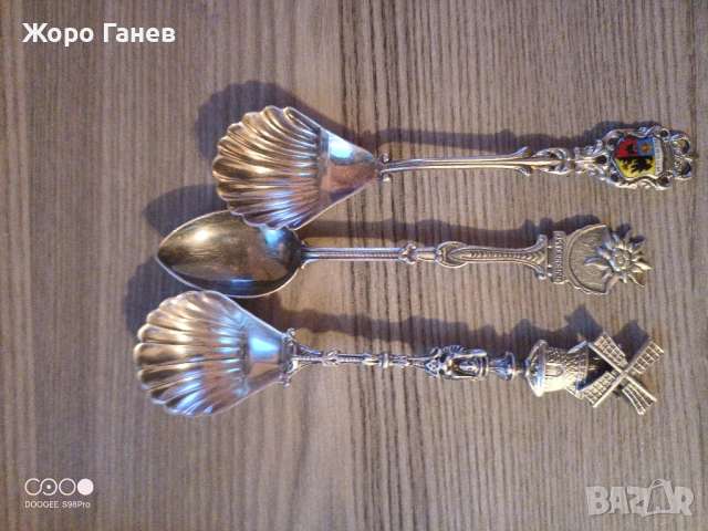 Посребрени декоративни лъжички , снимка 2 - Други стоки за дома - 53621846