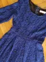 Синя рокля на марката Lucy fashion с дантелени мотиви, снимка 2