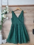 Зелена елегантна рокля Zara, снимка 3