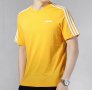 Adidas original L- Памучна тениска в жълто- портокалов цвят , снимка 3