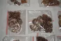 Лот от 16 различни железни синджира и 3 декоративни пискюла, снимка 5