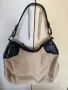 ОРИГИНАЛ DKNY, DONNA KARAN NEW YORK, УНИКАЛНА ГОЛЯМА МЕКА ЧАНТА, текстил и 100% естествена кожа, снимка 2