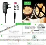 RAYZEEK 6 м LED лентови светлини, безжичен сензор за движение, снимка 6