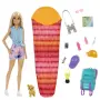 Кукла Barbie фризьорски салон, приказна коса, на къмпинг и Голям гардероб , снимка 9