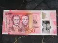 Банкнотa - Ямайка - 50 долара UNC (юбилейна) | 2022г., снимка 1