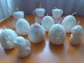 Бяла ароматизирана великденска  свещ , снимка 5
