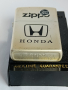 Стара запалка бензинова Zippo lighter Honda Хонда Usa H XII, снимка 6