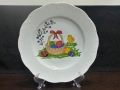 Стар български порцелан чиния Великден , снимка 1