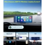 C90 10" безжичен CarPlay/Android Auto екран – GPS навигация, Bluetooth, снимка 2
