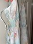 Нова разкошна XL елегантна ежедневна удобна рокля флорален десен нежни цветя , снимка 15