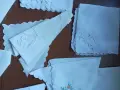 Сватбени ретро кърпички бродерия , снимка 10