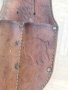 Дебел ловджийски кожен калъф кания за два ножа с глиган , снимка 11