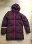 Дълго топло вишнаво яке., снимка 3