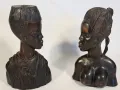 африкански статуетки дърворезба абанос  20/3, снимка 1