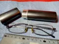 СТИЛНИ ВИНТИДЖ МОДЕЛ ДИОПТРИЧНИ ОЧИЛА с МЕТАЛЕН КАЛЪФ 37712, снимка 3