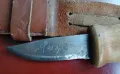 Много стар колекционерски ръчно кован и подписан нож, снимка 5