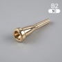 Професионален мундщук за Б Тромпет Злато 3C/5C/7C Brass Trumpet Mouthpiece Small Mouth for Bach , снимка 3