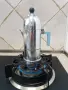 Дизайнерска алуминиева кафеварка Alessi "La Cupola" (6 чаши / 22 см) – Aldo Rossi, снимка 3