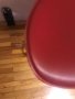 Продавам 2бр  бар стола с червена изкуствена кожа , снимка 4