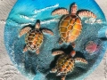 Пепелник Maldives /купичка за дребни бижута с 3D костенурки - екзотичен сувенир от Малдивите, нов , снимка 5