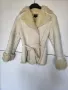 Дамско палто,еко кожа и косъм Lindex S/Xs, снимка 2
