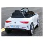 Бяла акумулаторна кола Mercedes Benz CLS350 с кожена седалка 12V, снимка 8