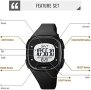 Нов GBB Цифров Дамски часовник многофункционален водоустойчив Подарък, снимка 4