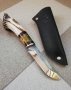 Ръчно изработен ловен нож от марка KD handmade knives ловни ножове, снимка 8