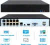 НОВ 8 канален POE NVR REVODATA POE4008ES, подържа 8 x 5MP IP камери и до 10TB SSD/HDD, снимка 2