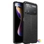Xiaomi Poco X4 Pro 5G Удароустойчив Litchi Skin Калъф и Протектор, снимка 2