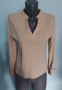 Комбинирана памучна блуза "Esprit"® / голям размер, снимка 1 - Блузи с дълъг ръкав и пуловери - 36095480