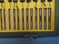 Комплект цилиндрични калибри за резба(телчета) Carl Zeiss Jena DDR Ф0.17-Ф6.35mm, снимка 8