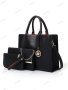 Модна дамска чанта комплект от три части, 5цвята - 023, снимка 5