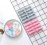 8 котешки лапи лапа котешка лапа коте бишкоти силиконов молд форма фондан бисквитки шоколад бонбони, снимка 3