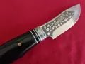  Ловен нож за кожар ст.65х13. Русия. скорпион., снимка 5