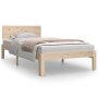 vidaXL Рамка за легло, дърво масив, 90x190 см, Single(SKU:810460, снимка 1 - Спални и легла - 44322804