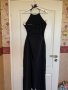 Нова дълга черна еластична елегантна официална парти коктейлна класическа рокля , снимка 1 - Рокли - 40146306