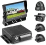 Нов Професионален 4-Канален DVR Система за Камиони, Бусове и Ремаркета, снимка 1