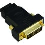 VCom Адаптер Adapter DVI M / HDMI F Gold plated - CA312, снимка 1 - Кабели и адаптери - 41314246