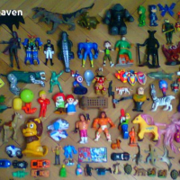 Голям лот играчки екшън фигурки кечисти, динозаври, Бен 10, Киндер Kinder, Спайдърмен, снимка 1 - Колекции - 44641471