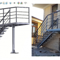 Проектиране, изграждане малки метални конструкции - стълбища, площадки, снимка 6 - Други услуги - 36269584